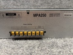 Biamp MPA250 Single-Channel 250W Rack Mountable Amplifier Rauland Borg *Tested*