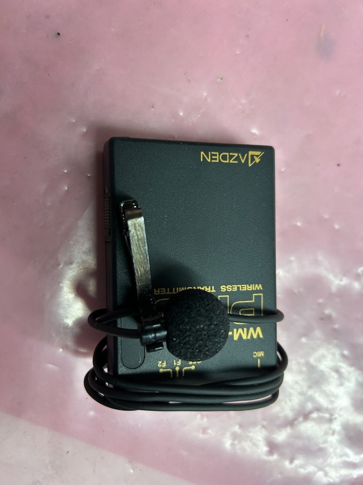 Azden WM-PRO Transmitter & Receiver no battery used condition tested working