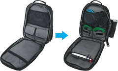 DJBP24 Rugged DJ Compact Backpack with 11 Compartments/Fits 17″ Laptop