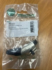 Genuine Neutrik NC3MX 3 Pin Male XLR Mic Connector Nickel w/ Silver Contact-New