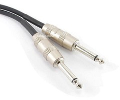 3ft Kirlin 1/4″ TS Mono Male Plug to Dual 1/4″ TS Mono Male Noise-Free Y-Cable