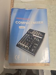 professional compact mixer, ST802DSPU, CE, used, untested, powers up