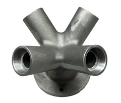LASE PC-120S Quad Manifold Adapter for 4 Screw-on 1 3/8-18″ Driver to 2″ Horn