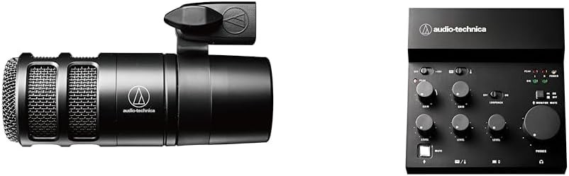 Audio Technica AT-UMX3 Audio Interface AT2040 Microphone USB Mixer