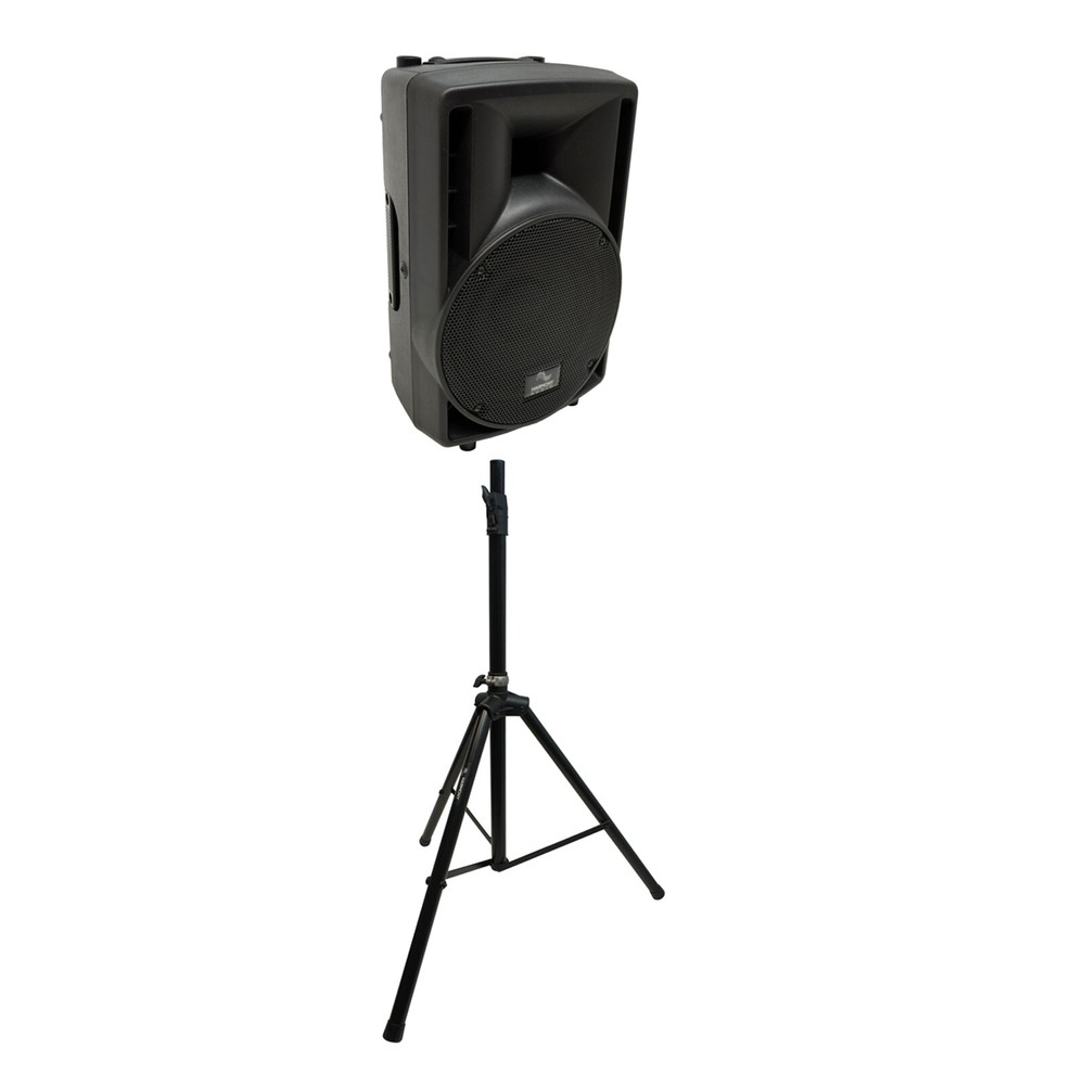 Harmony Audio 8″ Concert Series Powered PA Speaker with Tripod Stand