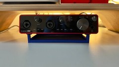 Convenient Angled Stand for Focusrite Scarlet 4i4 Audio Interface *Black*