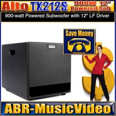 Alto Professional TX212S 900-watt 12-inch Powered Subwoofer/ 1 Year Manufacture