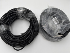 2 Pack 200ft 12AWG 1/4″ TS Speaker Cables Male to Male DJ PA Amp Patch Cord
