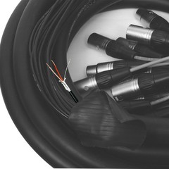 Elite Core 8 x 4 Channel 25′ Pro Stage Audio XLR Mic Snake w/box Send/Returns