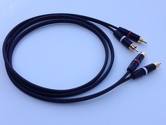 3FT Mogami with Neutrik Rean Gold Phono RCA Cable Red – White Color Code