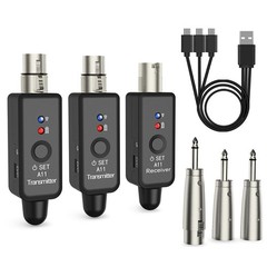 1set Wireless Microphone Transmitter&Receiver UHF XLR Adapter Widely Applicant