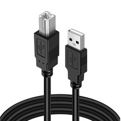 TNP USB A to B Audio MIDI Cable Male – 5FT, Black