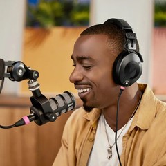 Rode PodMic Dynamic Podcast Microphone with Rode PSA1+ Boom Arm, XLR Cable