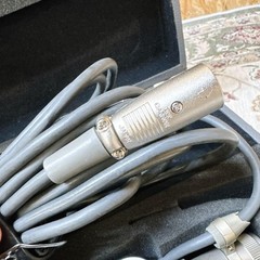 SONY C-38B Vintage Condenser Microphone Broadcast Mic w/Hard Case Tested Working
