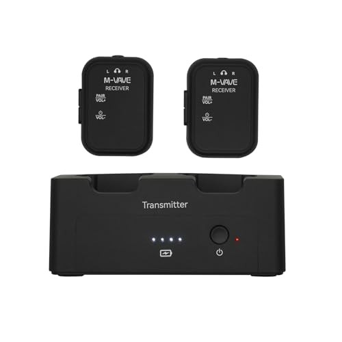 2.4GHz Wireless in-Ear Monitor System Transmitter Receiver Auto-Pairing, 2.4G