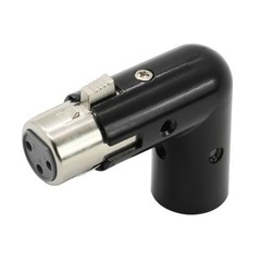 3Pin Male to Female Right Angled Auditory Converter Corrosion Resistant