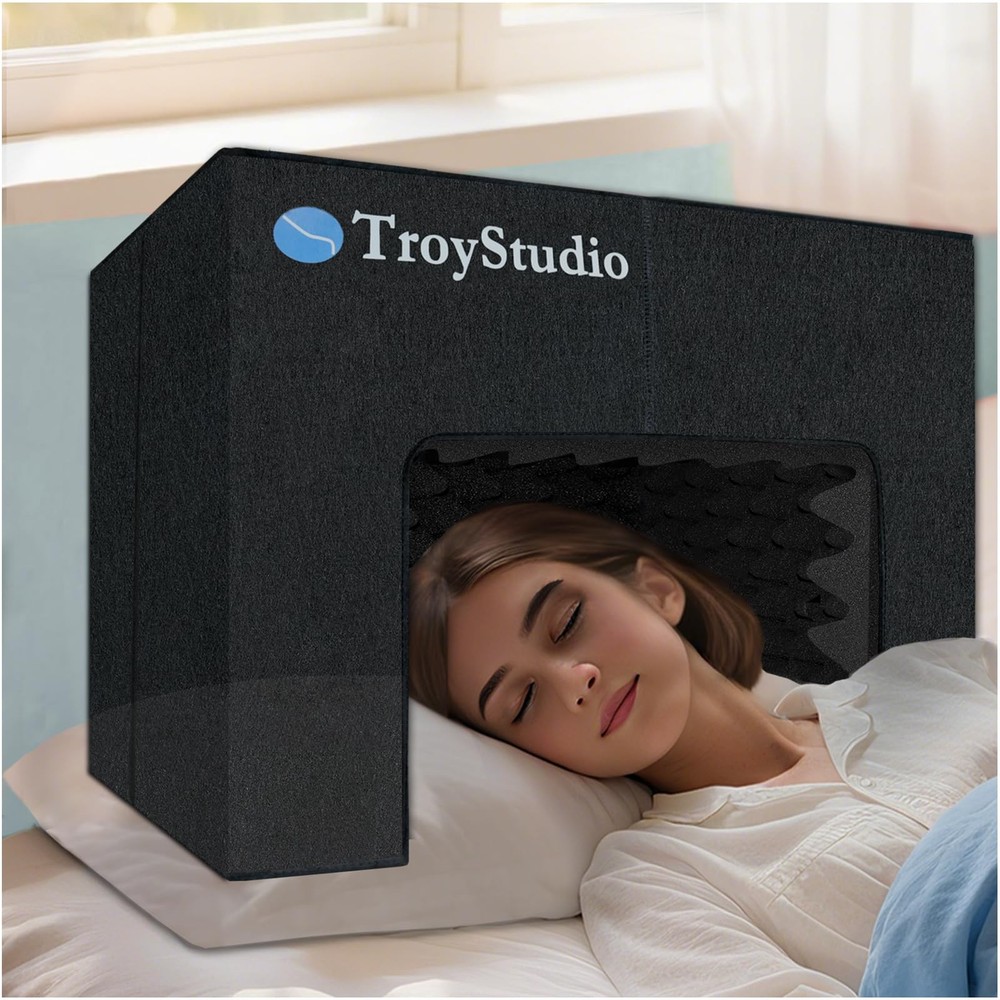 TroyStudio Soundproof Bed Tent, Full, Compact, Enhanced Foam