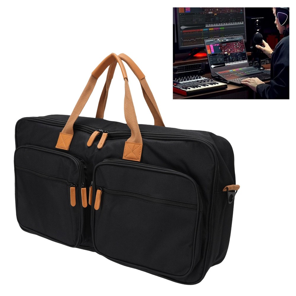 22x7x11.5in DJ Controller Case Bag With Foam Padding For DDJ FLX4 JNEJ
