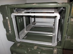 Rackmount 07U x33 Hardigg Classic Square Holes Mid Rails Pelican 200-340 Payload