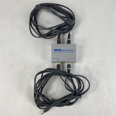 MCM 50-9040 Dual Channel Ground Loop Custom Audio Isolator Untested