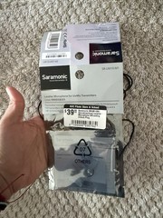 Saramonic SR-UM10-M1 Lavalier Mic 3.5mm TRS Locking Connector Black