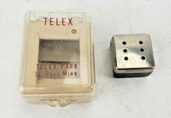 Vintage Telex Mini-Mike Microphone Element Telephone Headset NOS? Tested AS IS
