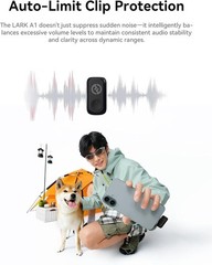 Hollyland Lark A1 Wireless Microphone for iPhone 15/16 & Android, 48kHz/24-bit