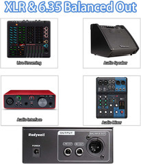 2026 Upgraded RO03 Mic Preamp, 120Db EIN Ultral Low Noise Booster, for Dynamic &