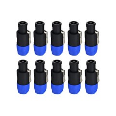 10 pcs NL4FC Speakon Connector Female 4 pole Cable Mount Replacement for Neutrik