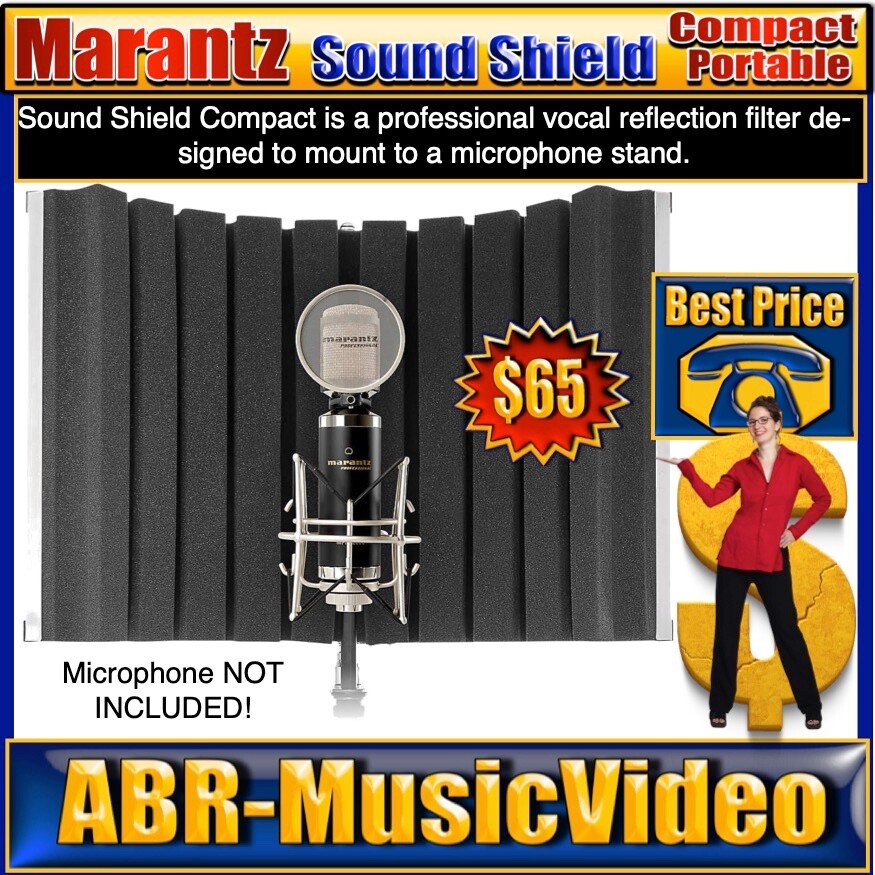 Marantz Sound Shield Compact Compact, folding vocal reflection baffle