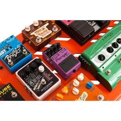 Gator GPBXBAKOR British Orange Extra Large Aluminum Pedal Board with Carry Bag