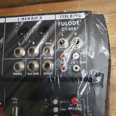 FULODE CT60 6-channel Professional mixer audio Bluetooth U disk 48V Phantom P…