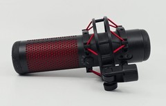 HyperX QuadCast Wired Multi-Pattern Electret Condenser Microphone – HX-MICQC-BK