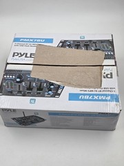Pyle Bluetooth 3-Channel DJ MP3 Mixer, PMX7BU, USB Flash Reader New in Box!