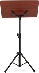 Gator Frameworks GFW-MUS-4000 Wooden Conductor Music Stand with Tripod Base