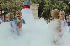 Smaller Foam Powder Pack for Backyard Party Makers Small, White