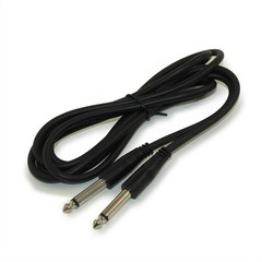 3ft 1/4inch MONO (TS) Guitar Cable Male to Male 28AWG Nickel Plated