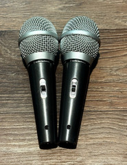 Audio-Technica ATR30 Dynamic Cardioid Wired Handheld Mics w/ On/Off Switch Pair