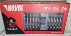 Novik NEO NVK-20M USB 20 Channel Mixer New w/ Bluetooth