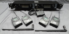 Tuga RW2080 Mono UHF Wireless In-Ear Monitor (4) Bodypack Receiver 902-928MHz