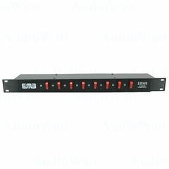 EMB EBW8 8 Outlet Rack Mount Power Supply AC 110V/220V Outlet Surge Protector