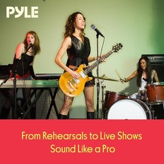Pyle 3 Piece Professional Dynamic Microphone Kit Cardioid Black