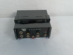 Amplifier Public Address TEI 49-108 AC/DC 50 Watts AC 117V, DC12V, With Bracket.