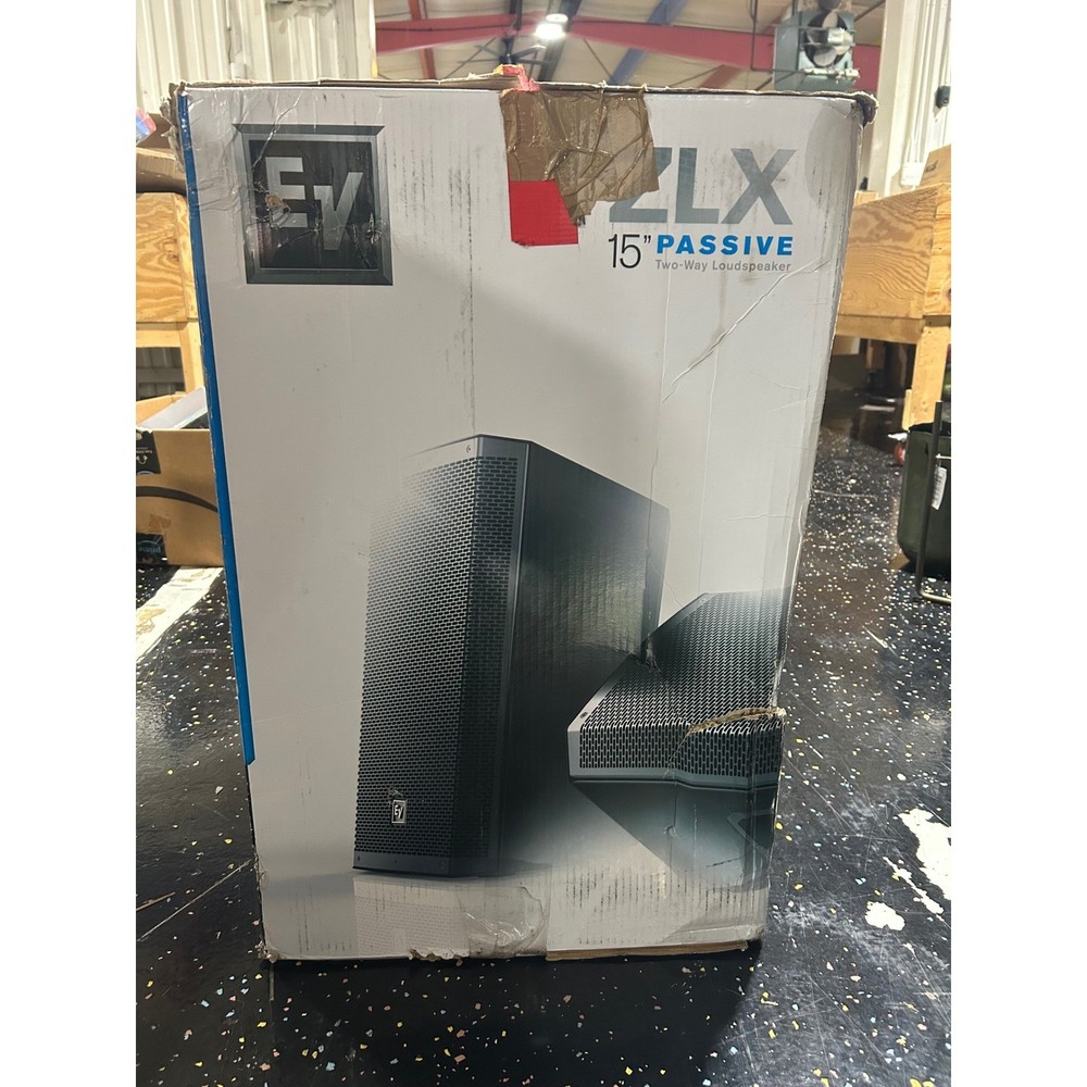 Electro-Voice ZLX-15 15″ Passive 2-Way Loudspeaker 1000W Peak Black ZLX15