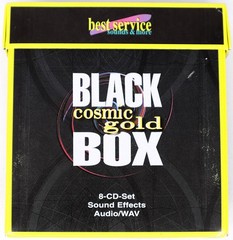 Best Service Black Box Cosmic Gold Sample/Sound Library/Sampling 9 CD Box Set