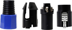 Speakon NL4FC， NL4 Connector Round Speaker Plug Twist Lock 4 Pole Speaker Plug C