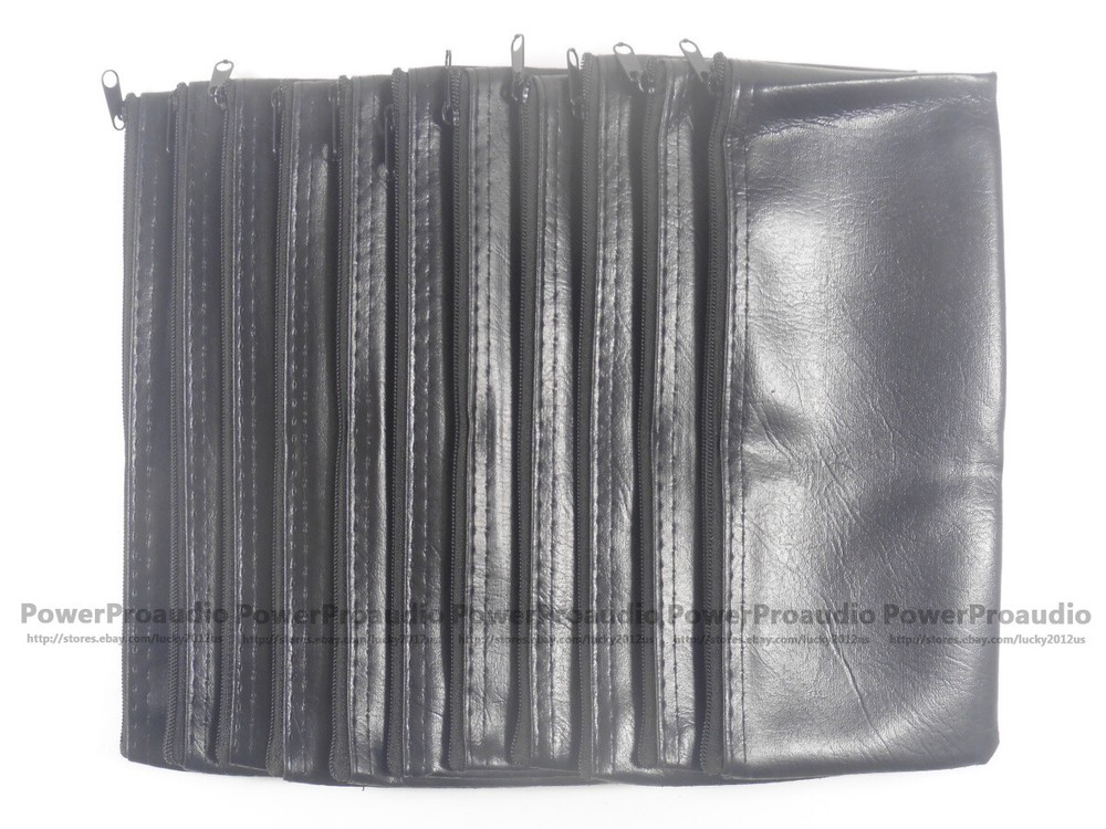 10pcs Black Zipper Microphone Mic Pouch Bag fits FOR SM57 Beta 57A BETA58