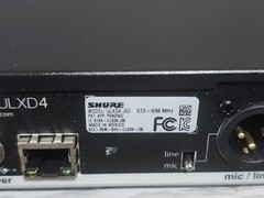 Shure ULXD4 J50 Digital Wireless Receiver 572-636 MHz POWER ADAPTER NOT INCLUDED