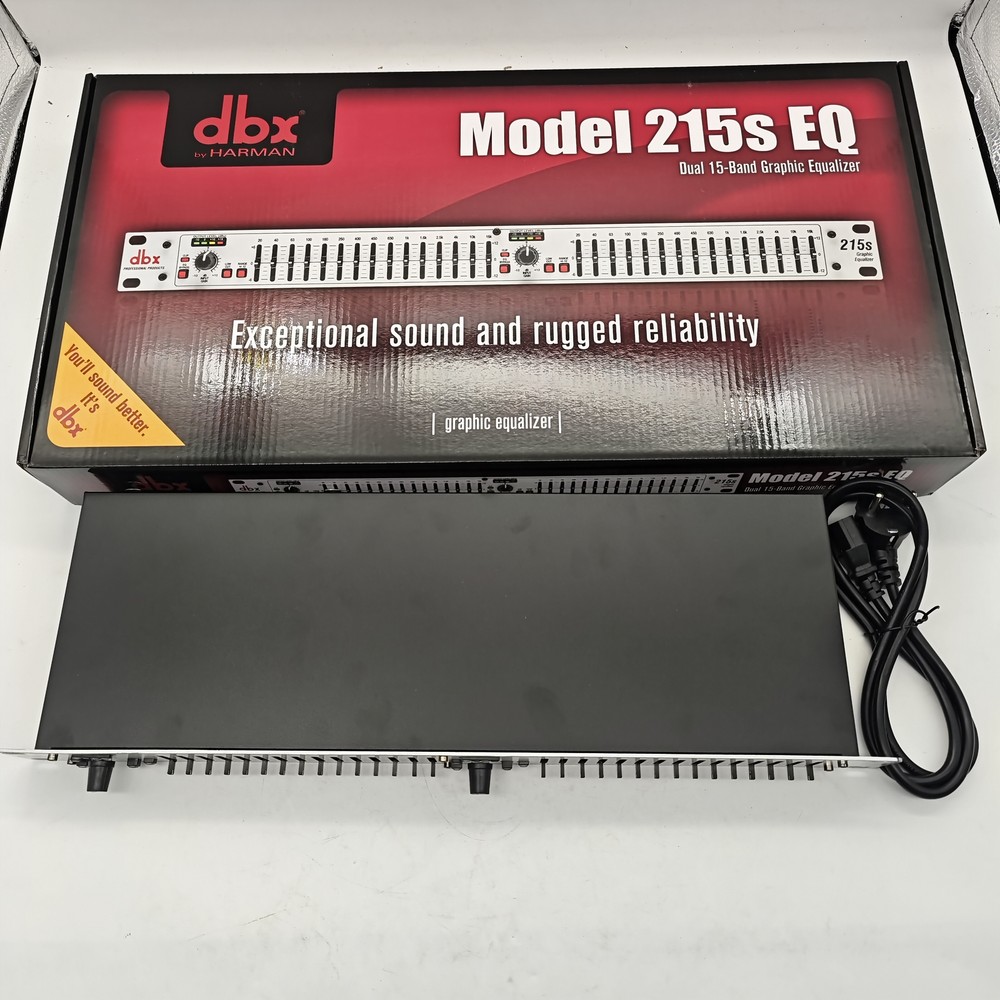 DBX 215s 15-Band Dual Channel Graphic Equalizer Switchable ±6 or ±15 dB US Stock