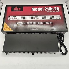 DBX 215s 15-Band Dual Channel Graphic Equalizer Switchable ±6 or ±15 dB US Stock
